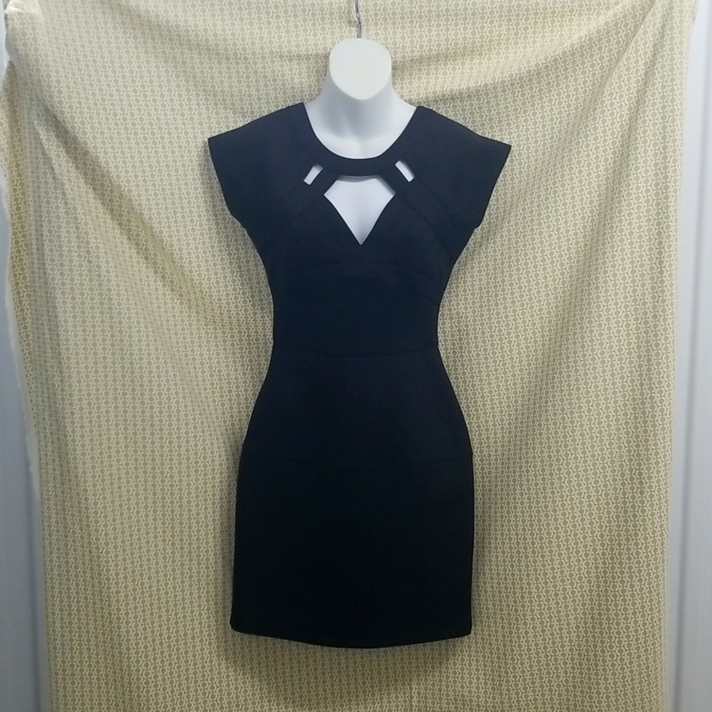 Guess Black Dress with Cutout
